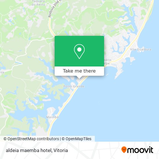 aldeia maemba hotel map