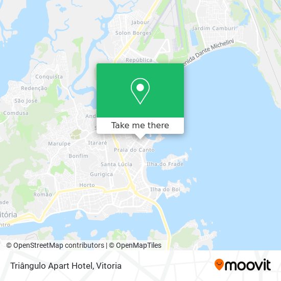 Triângulo Apart Hotel map