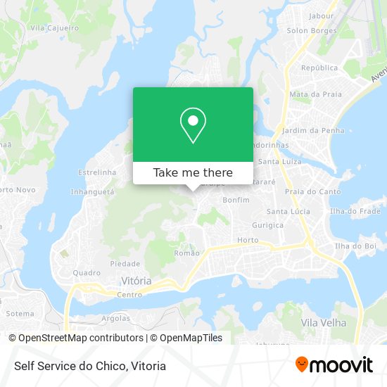 Mapa Self Service do Chico