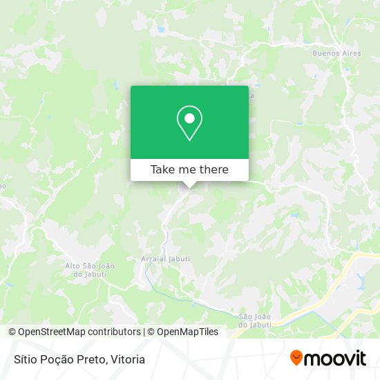 Sítio Poção Preto map