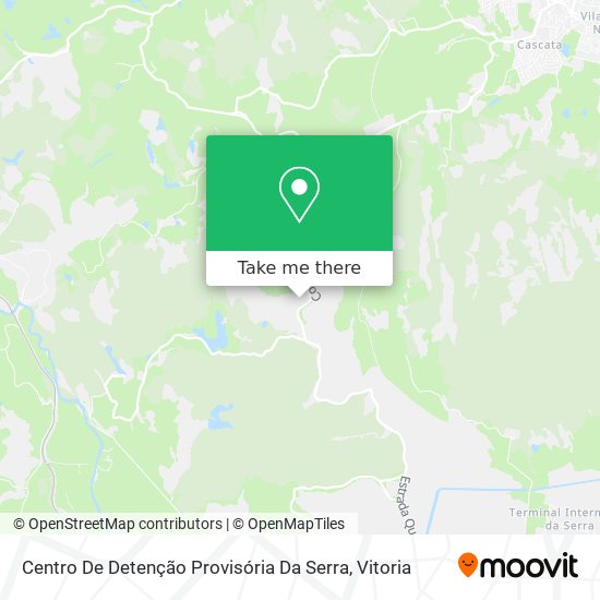 Centro De Detenção Provisória Da Serra map