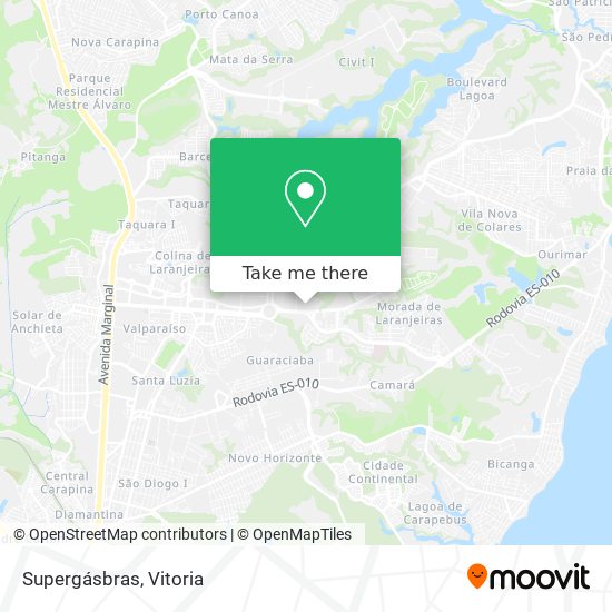 Supergásbras map