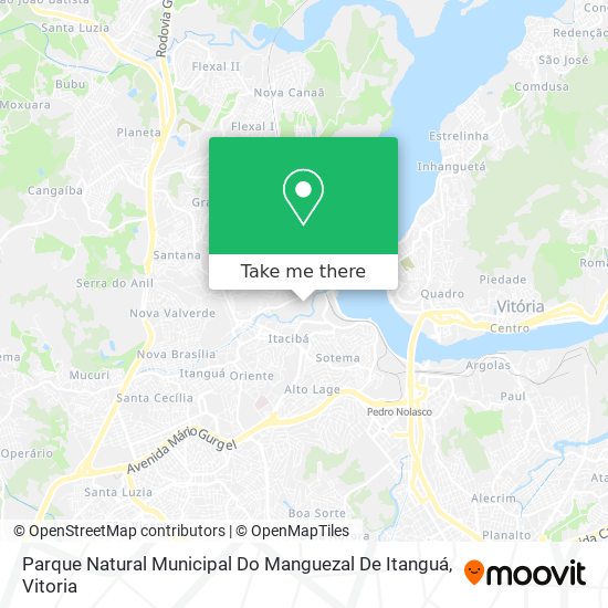 Parque Natural Municipal Do Manguezal De Itanguá map