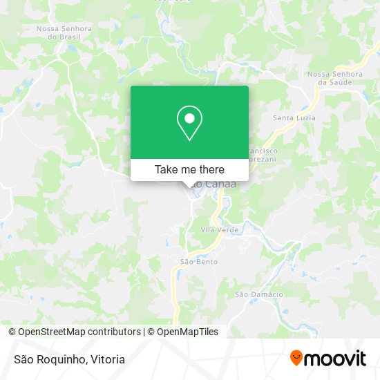 São Roquinho map