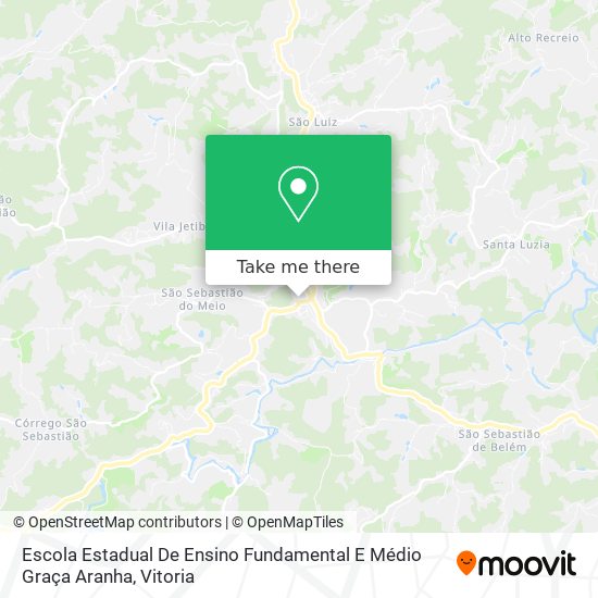 Escola Estadual De Ensino Fundamental E Médio Graça Aranha map