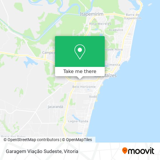 Garagem Viação Sudeste map