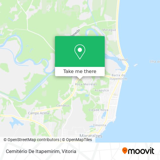 Cemitério De Itapemirim map