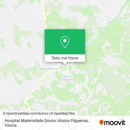 Hospital Maternidade Doutor Aluísio Filgueiras map
