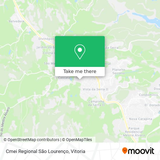 Cmei Regional São Lourenço map