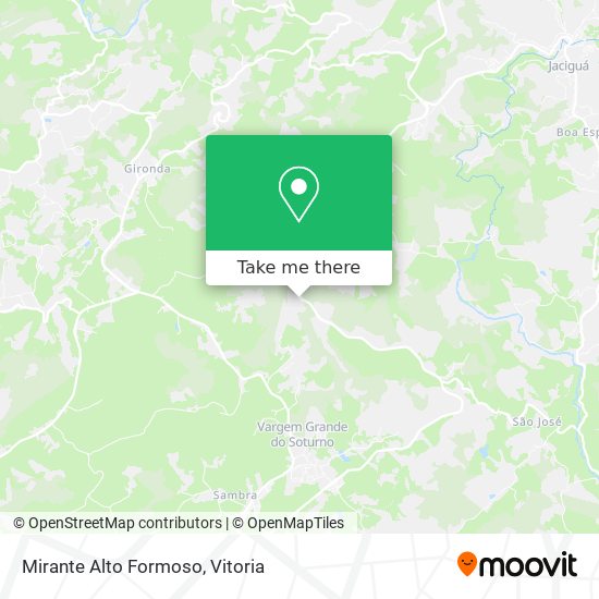 Mirante Alto Formoso map