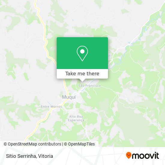Sítio Serrinha map