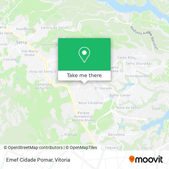 Emef Cidade Pomar map