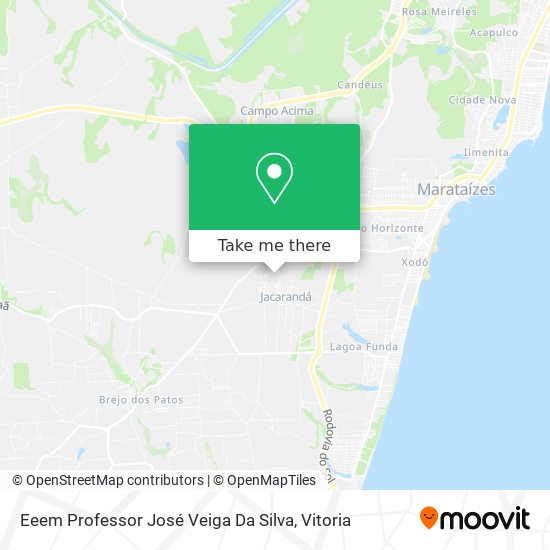 Eeem Professor José Veiga Da Silva map