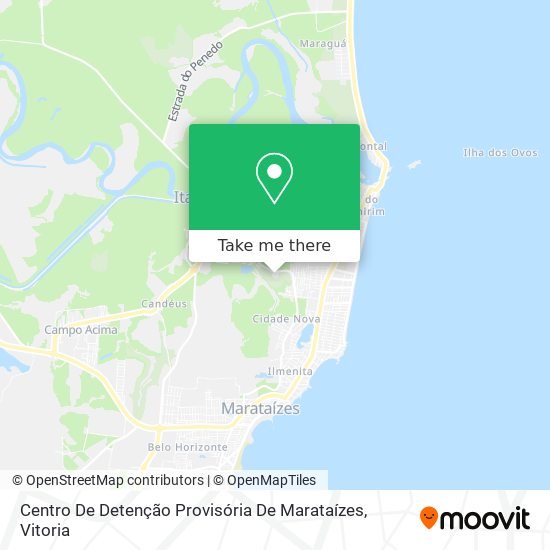 Centro De Detenção Provisória De Marataízes map