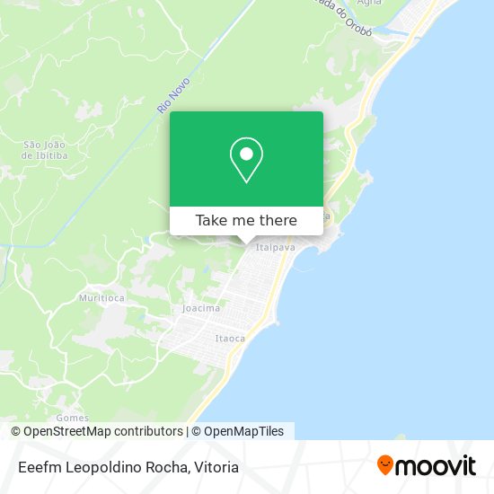 Eeefm Leopoldino Rocha map
