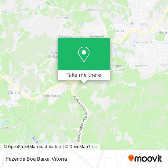 Fazenda Boa Baixa map