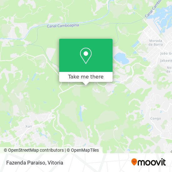 Fazenda Paraíso map