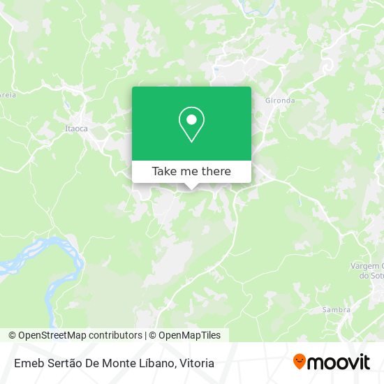 Emeb Sertão De Monte Líbano map