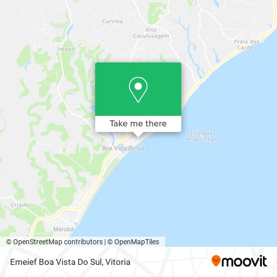 Mapa Emeief Boa Vista Do Sul