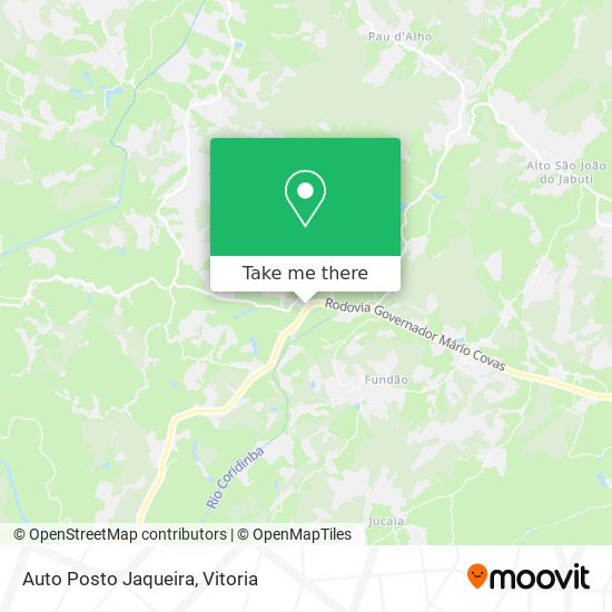 Auto Posto Jaqueira map