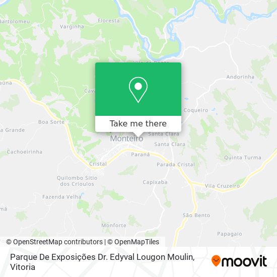 Parque De Exposições Dr. Edyval Lougon Moulin map