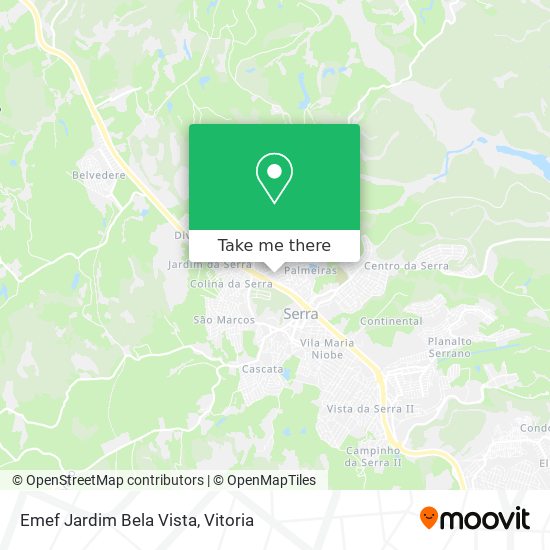 Emef Jardim Bela Vista map