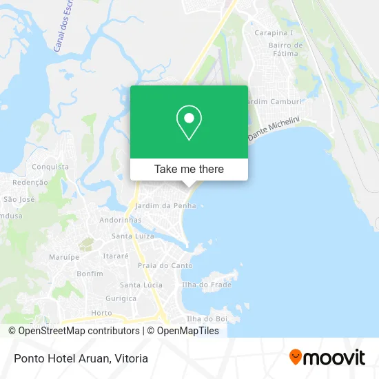 Ponto Hotel Aruan map