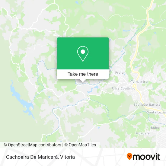 Cachoeira De Maricará map