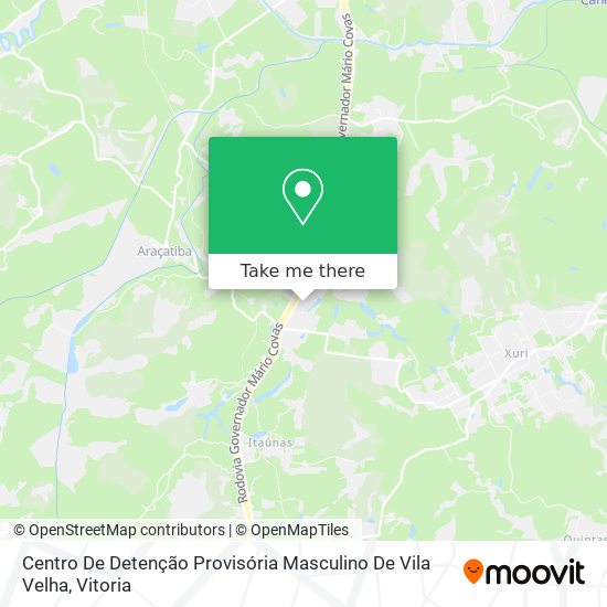 Centro De Detenção Provisória Masculino De Vila Velha map