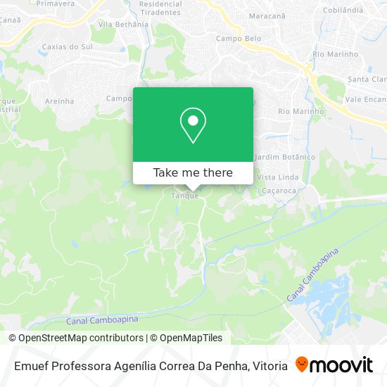 Emuef Professora Agenília Correa Da Penha map