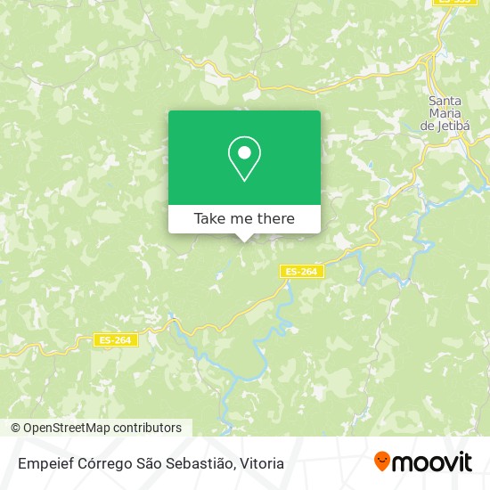 Empeief Córrego São Sebastião map