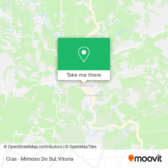 Cras - Mimoso Do Sul map