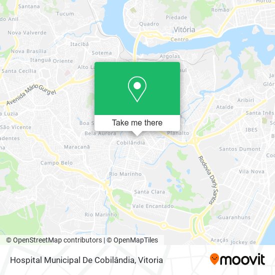 Hospital Municipal De Cobilândia map
