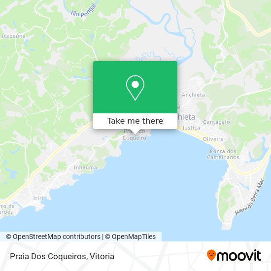Praia Dos Coqueiros map