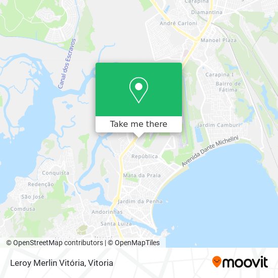 Leroy Merlin Vitória map