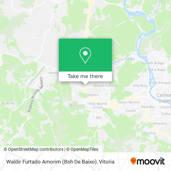 Waldir Furtado Amorim (Bnh De Baixo) map