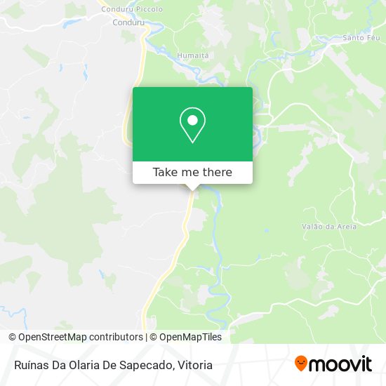 Ruínas Da Olaria De Sapecado map