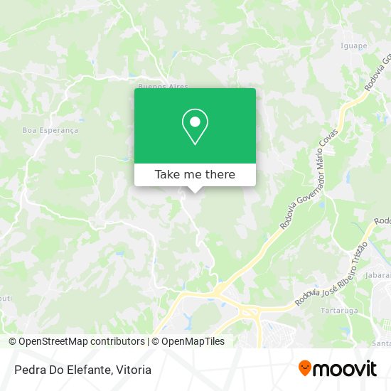 Pedra Do Elefante map