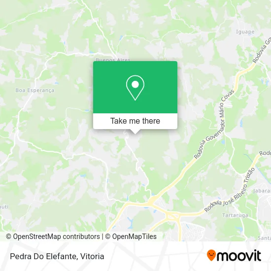 Pedra Do Elefante map
