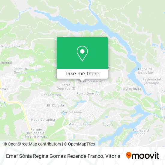 Emef Sônia Regina Gomes Rezende Franco map