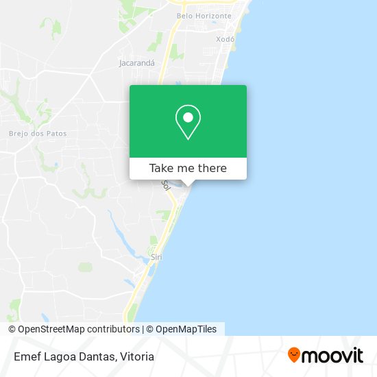 Emef Lagoa Dantas map