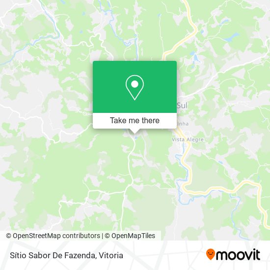 Sítio Sabor De Fazenda map