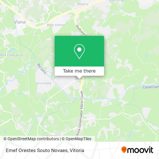 Emef Orestes Souto Novaes map