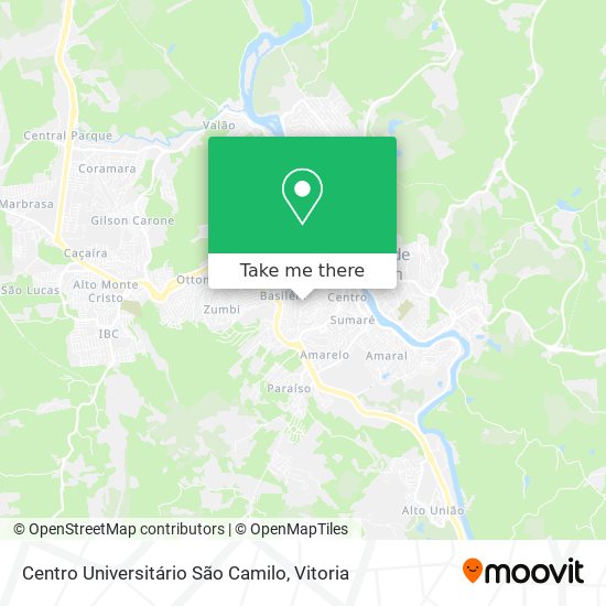 Centro Universitário São Camilo map