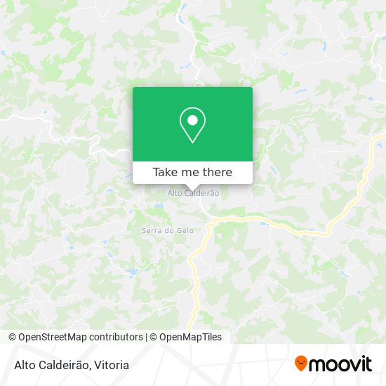 Alto Caldeirão map