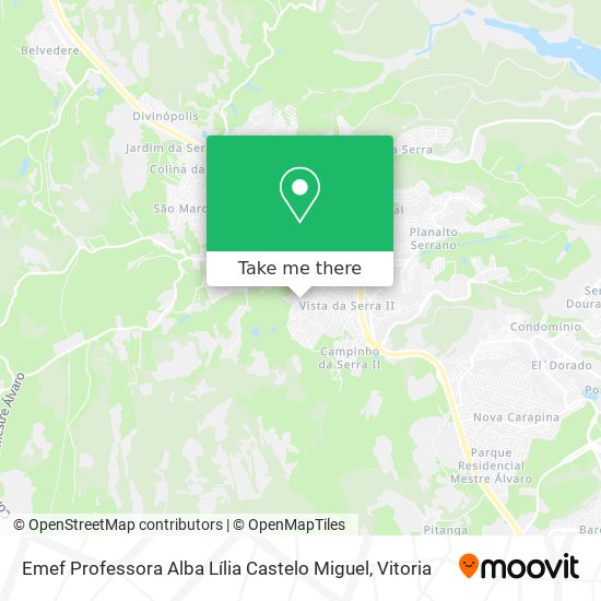 Emef Professora Alba Lília Castelo Miguel map