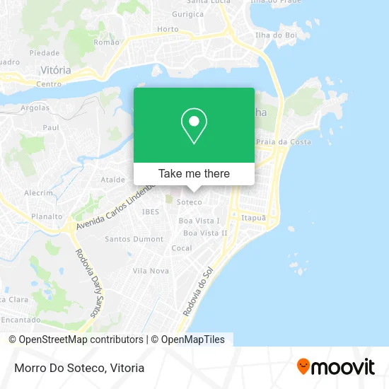 Morro Do Soteco map