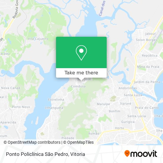 Ponto Policlínica São Pedro map