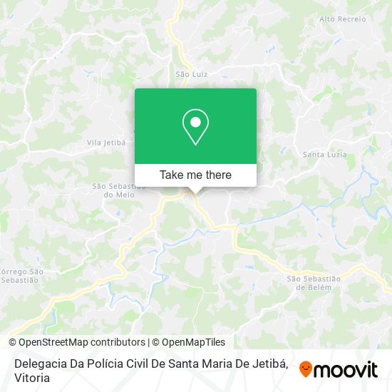 Delegacia Da Polícia Civil De Santa Maria De Jetibá map