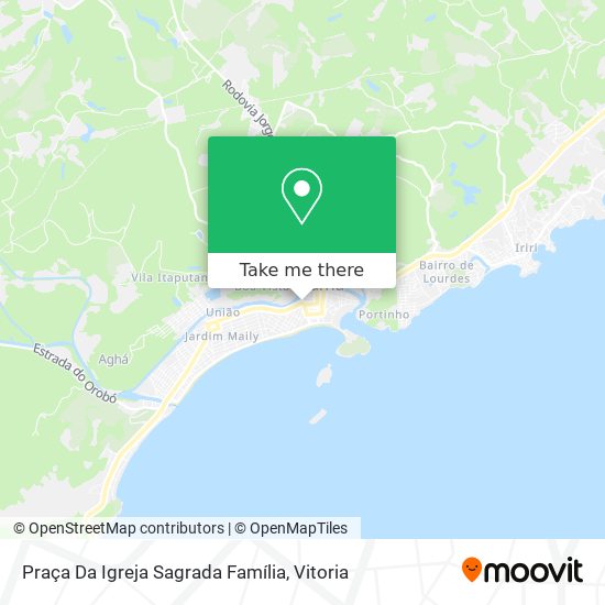 Praça Da Igreja Sagrada Família map